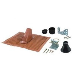 Kathrein ZTS 60RO - Mast-Montage-Set 60 mm, rot