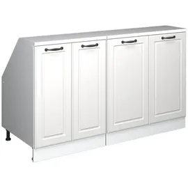 Vicco Dachschrägenschrank-Set 140 x 83,8 x 60 cm Weiß