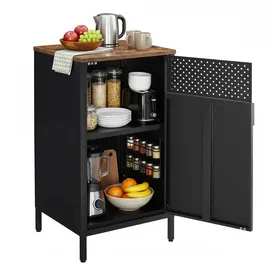 Songmics Metallschrank, mit Magnet, Stahlgestell