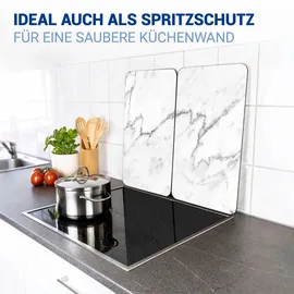 Wenko Marmor Herdabdeckplatte 2 St.