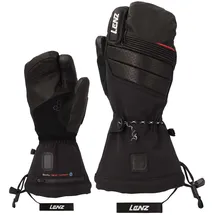 Lenz Heat 9.0 Finger Cap Lobster Skihandschuhe Schwarz M