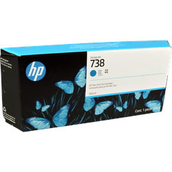HP Tinte 676M6A  738  cyan