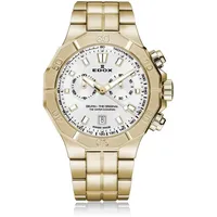 Edox 10113-37JM-AID Delfin Chronograph Herrenuhr 43mm 20ATM