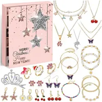 LuxusKollektion Schmuck-Adventskalender Adventskalender 2025 24 Schmuckstücke für Frauen und Mädchen