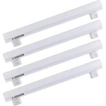 sebson LED Lampe 30cm, 4w, 35W 400lm, warmweiß, LED Linienlampe 150°, 4er Pack