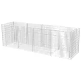 vidaXL Gabionen-Hochbeet Stahl 360×90×100 cm