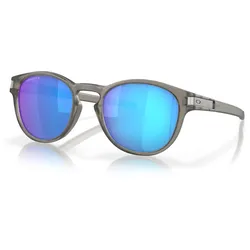 Oakley Latch Sapphire, Sonnenbrille - Matt-Grau Blau/Violett-Verspiegelt