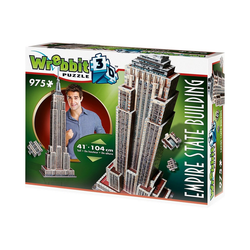 Wrebbit 3D-Puzzle Wrebbit 3D Puzzle 975 Teile Empire State Building, Puzzleteile