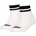 Kurzsocken PUMA PUMA KIDS CLYDE CUSHIONED QUARTER 2P Kinder Gr 31-34 schwarz-weiß weiß Baumwollmischung elastisch mit gestreiften Bündchen