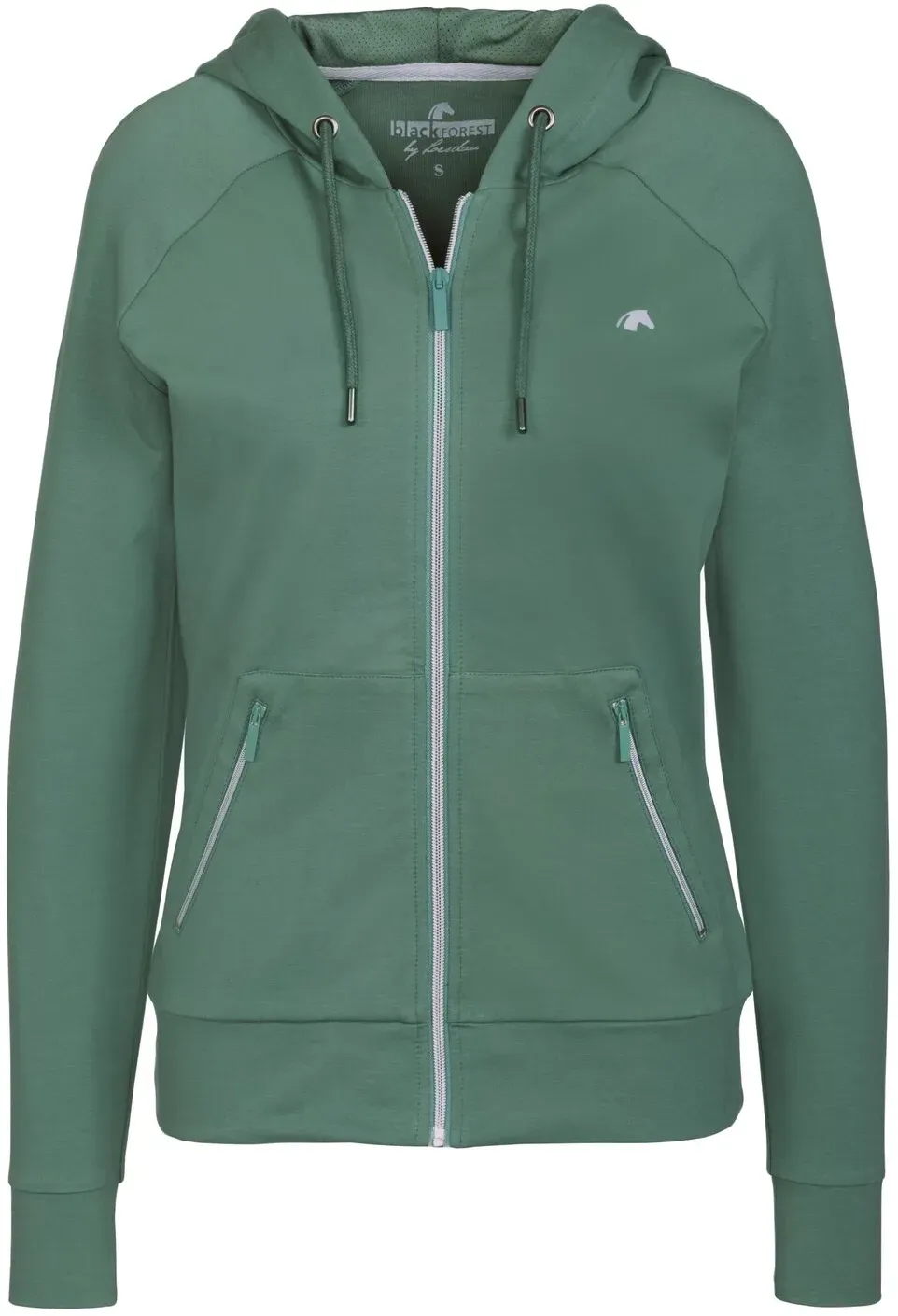 black forest Funktions-Sweatjacke pine green XS