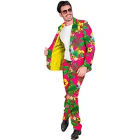 W WIDMANN MILANO Party Fashion - Party Anzug Herren, Set mit Jackett und Hose, 80er Jahre Kostüm für Karneval und Festival
