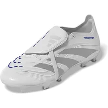 adidas Predator League Fold-Over Tongue FG/MG Nockenschuhe, weiß, Größe 44 2⁄3 - 44 2⁄3