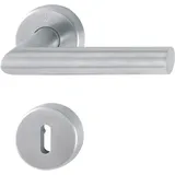 HOPPE Rosetten-Garnitur Ams.E1400/42H/42HKVS VA F69 rd.PZ DIN L/R D/D