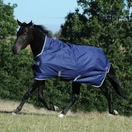 Kerbl Freedom Turnout Pferdedecke 300g 140 Navy/Silber