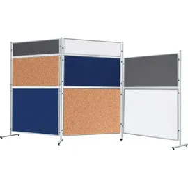 Franken Trennwand ECO, doppelseitig, blau 120,0 x 150,0 cm, 1 St.