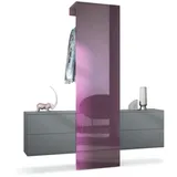 Vladon Wandgarderobe Carlton 157 x 193 x 35 cm Brombeer