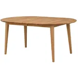 Esszimmertisch aus Eiche Massivholz oval ausziehbar