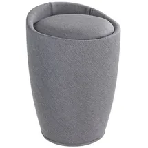 Wenko Wäschekorb Wenko Pufa CANDY GREY - Wäschekorb 2-in-1
