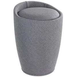 Wenko Wäschekorb Wenko Pufa CANDY GREY - Wäschekorb 2-in-1