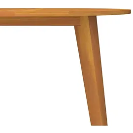 vidaXL Gartentisch Ø 110 x 75 cm Braun
