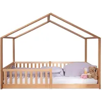tiSsi Hausbett ENNO 90 x 200 cm Buche massiv beige