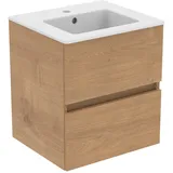 Ideal Standard Waschbeckenunterschrank 2 Auszüge 51 x 45 x 56,5 cm Hamilton Eiche