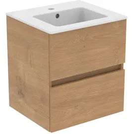 Ideal Standard Waschbeckenunterschrank 2 Auszüge 51 x 45 x 56,5 cm Hamilton Eiche