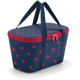 Reisenthel coolerbag XS Mixed dots red - Kleine Kühltasche aus hochwertigem Polyestergewebe – Ideal für das Picknick, den Einkauf und unterwegs