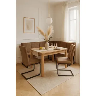 moebel-direkt-online möbel direkt online 4tlg. Eckbankgruppe Schenkelmaß 190x150 cm