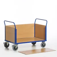 ROLLCART Vierwandwagen 02-6105, Ladefläche 850x470mm, Tragkraft