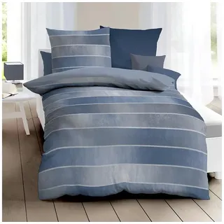 Feinbiber blau 135 x 200 cm + 80 x 80 cm