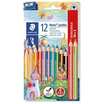 Staedtler Buntstift Noris jumbo 12 St. mehrfarbig