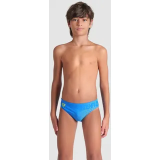 Badehose Slip Jungen arena Dim Light - Blue China-artic Lime - 152