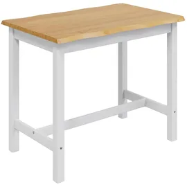 vidaXL Bartisch EKAI 112 x 70 x 91 cm Weiß