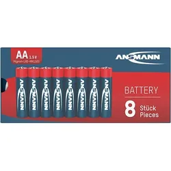 Ansmann Red AA Mignon LR6 Alkaline Batterien - 8ter Verpackung