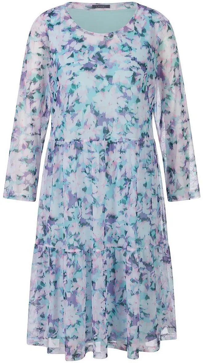Mesh-Kleid MYBC blau, 48