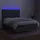 vidaXL Boxspringbett 140 x 200 cm Dunkelgrau