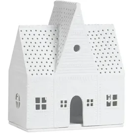 räder Kerzenständer Lichthaus groß Porzellan Weiß