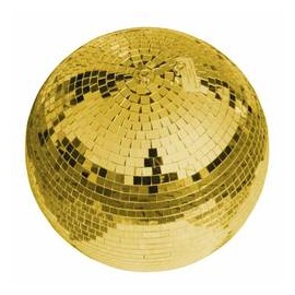 Eurolite 50120035 Discokugel mit goldener Oberfläche 30cm