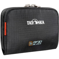Tatonka Big Plain Wallet RFID B - Geldbörse mit RFID Schutz und Münzfach, Fächern für Kreditkarten, Bankkarten etc. - Maße: 13 x 9 x 2 cm, Schwarz