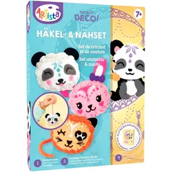 Kreativset ARTISTA "Häkel- & Nähset Tiere", bunt, Kreativsets, Kinder