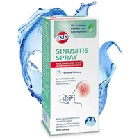 Ems Sinusitis Spray mit Eukalyptusöl/natürlich wirkendes Nasenspray bei Schnupfen und Nasennebenhöhlenentzündung / 15 ml