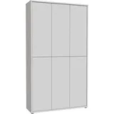 Forte Alice Springs Garderobenschrank 109 x 35 x 192 cm Grau