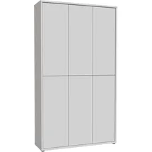Forte Alice Springs Garderobenschrank 109 x 35 x 192 cm Grau