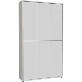 Forte Alice Springs Garderobenschrank 109 x 35 x 192 cm Grau