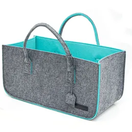 Dune Design Filztasche XXL 25 kg grau/grün 16363