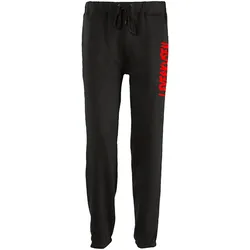 multifanshop Jogginghose - Leverkusen - Textmarker - Druck rot - Trainingshose
