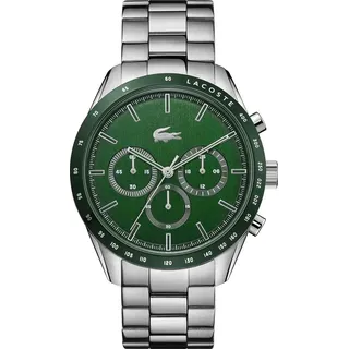 Lacoste Chronograph Quarz Uhr für Herren mit Silbernes Edelstahlarmband - 2011080