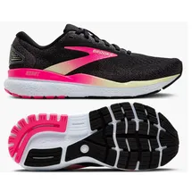 Brooks Ghost 16 Damen Black/Pink/Yellow 38