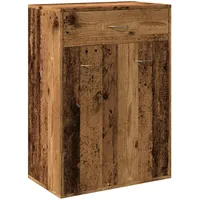 VidaXL Schuhschrank Altholz-Optik 60x35x84 cm Holzwerkstoff